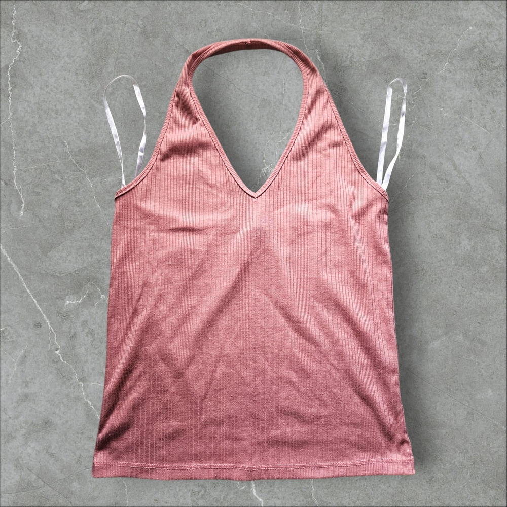 Elegant Pink Sleeveless Top